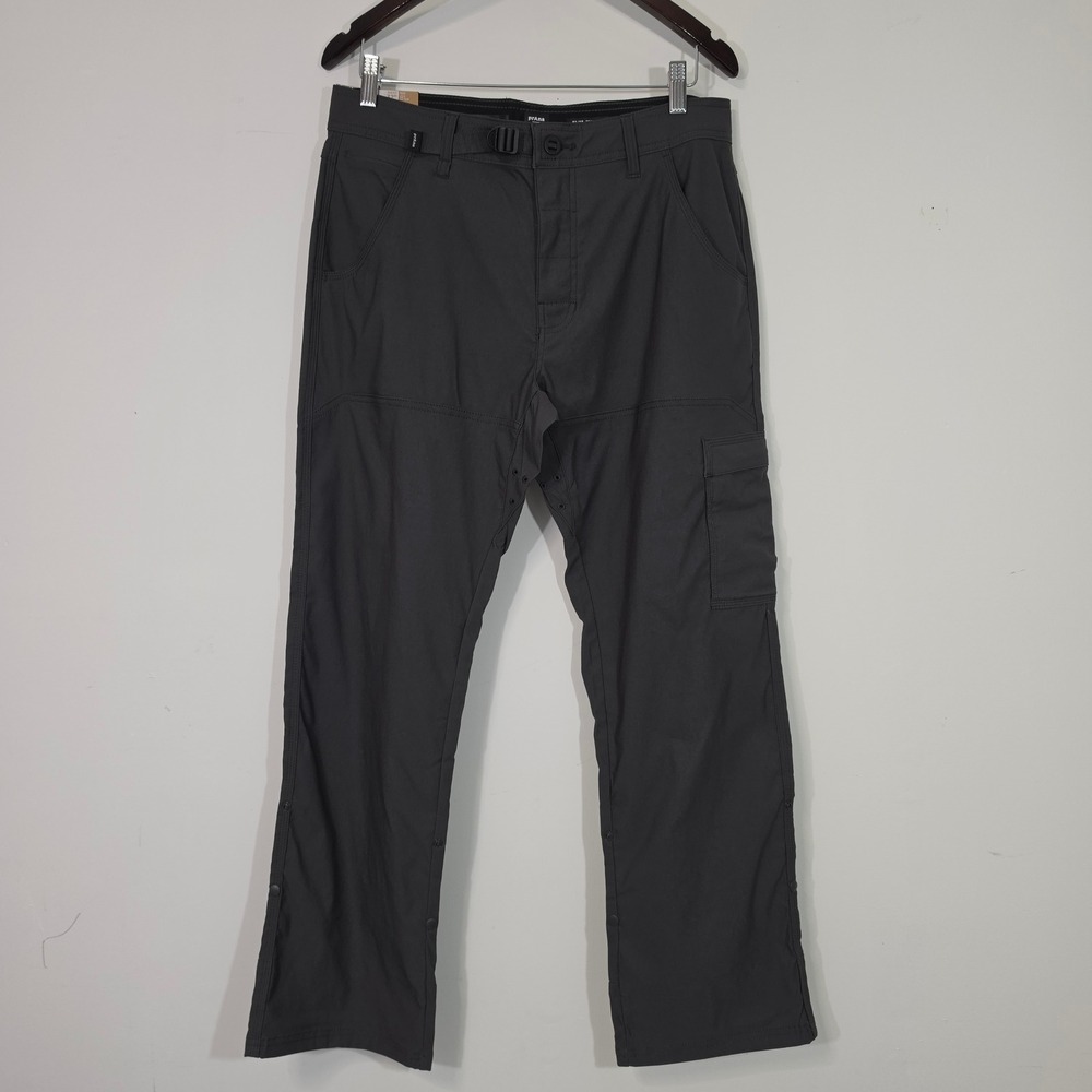 .prAna Stretch Zion Pant II Mens 32x30 Dark Iron Hiking Cargo Pants NWT Gorpcore - Picture 2 of 10